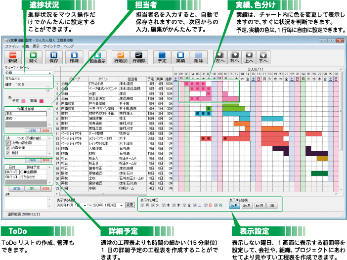 便利な機能と、かんたん操作で安心です！