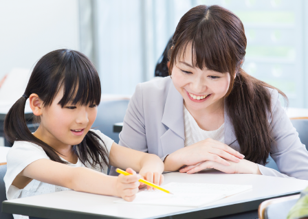 三豊市の小中学校で実際に打刻している様子