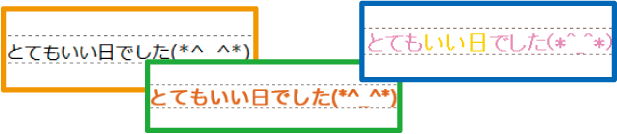 文字を自由にアレンジ