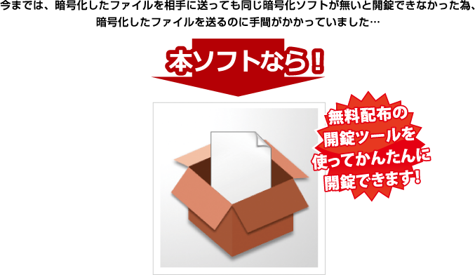 開錠ツールで送信先でも開錠可能