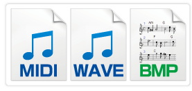 MIDI / WAVE / BMP