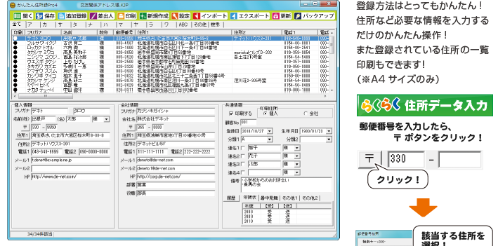 必要な情報を登録します