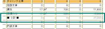 小計欄意イメージ