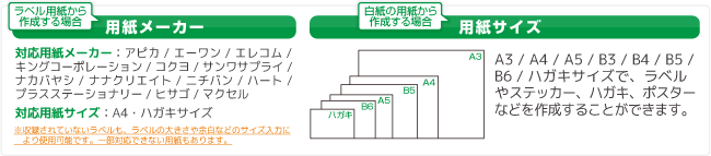 対応用紙一覧