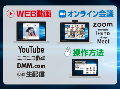 YouTubeなどの動画サイトからWEB会議まで録画