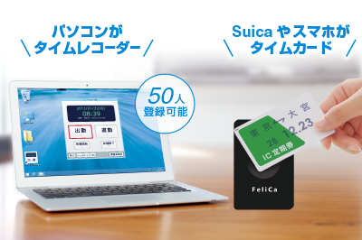 紙のタイムカードはさよなら！お使いのパソコンがタイムレコーダー